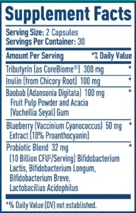 NativePath Native Synbiotic Supplement Facts