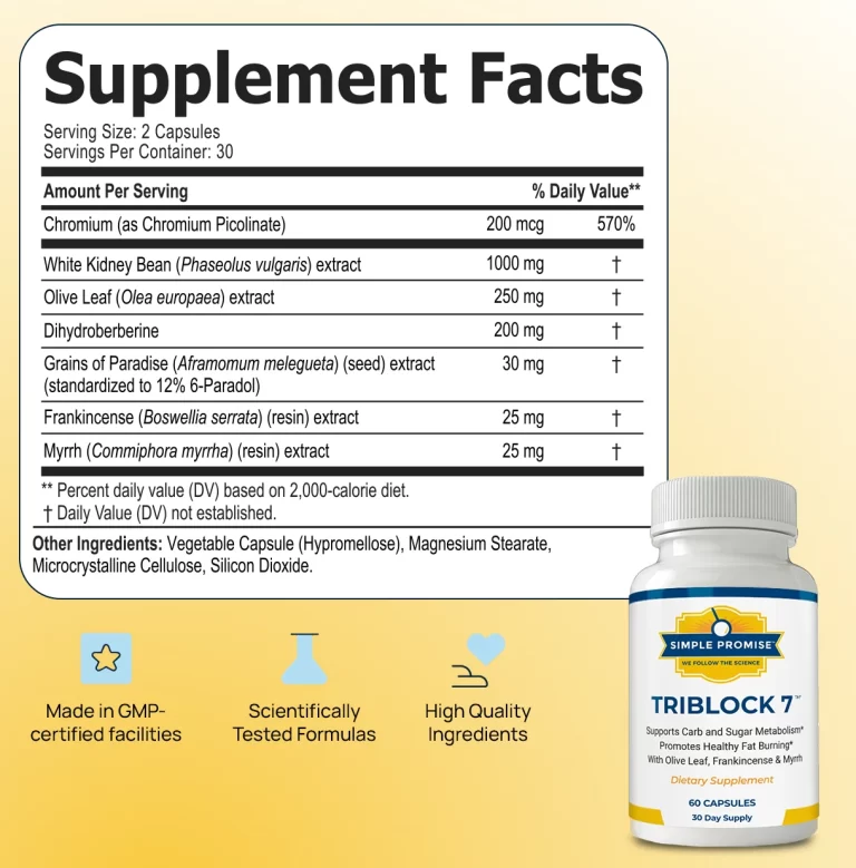 TriBlock7 supplement facts